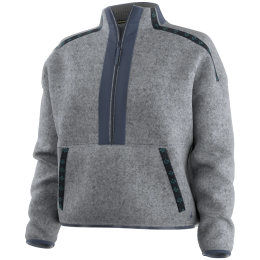 Sudadera funcional de mujer Smartwool Women's Second Cut Fleece 1/2 Zip azul Light Navy