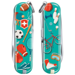 Navaja Victorinox Classic LE Sports World verde SkiRace