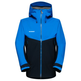 Chaqueta de hombre Mammut Crater HS Hooded Jacket M azul oscuro marine-ice