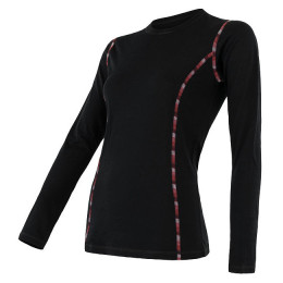 Camiseta funcional de mujer Sensor Merino Air 2022 negro