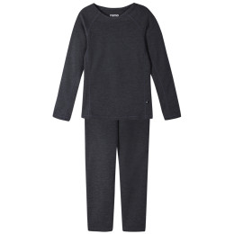 Ropa interior funcional para niños Reima Lani gris black melange