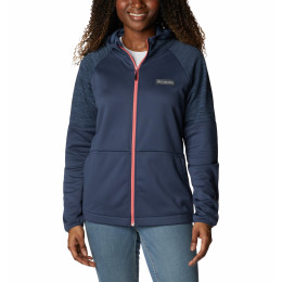 Sudadera de mujer Columbia Windgates™ FZ azul Nocturnal, Nocturnal Heather