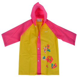 Impermeable Martes Bunny Kids rosa/amarillo Yellow/Pink