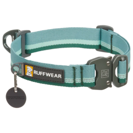Collar para perro Ruffwear Top Rope™ Collar verde River Rock Green