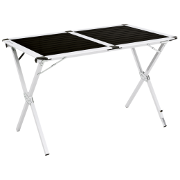 Mesa Easy Camp Aspen Table L negro/plata