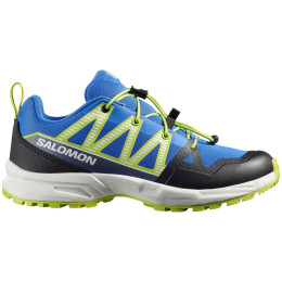 Calzado para niños Salomon Outscape J azul/amarillo Strong Blue / White / Acid Lime