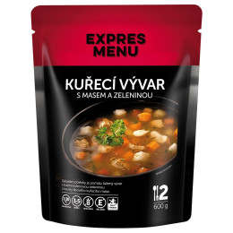 Sopa Expres menu Caldo de pollo con verduras (2 raciones)