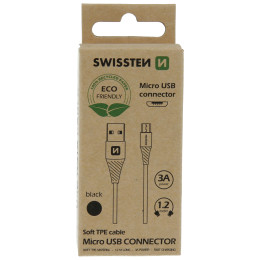 Cable de carga y datos Swissten USB/MICRO USB