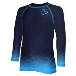 Camiseta funcional para niños WAMU Mozaika dark blue azul