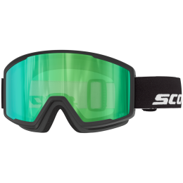 Gafas de esquí Scott Goggle Trace Pro Compact negro/verde black/green chrome S2