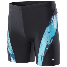 Bañador de hombre Aquawave Fiero negro/azul Black/Sea print