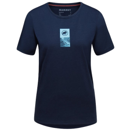 Camiseta de mujer Mammut Mammut Core T-Shirt Women Emblem azul oscuro marine