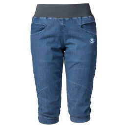 Pantalones de tres cuartos para mujer Rafiki Chain Capri azul denim