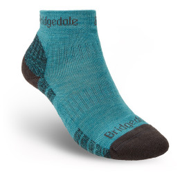 Calcetines de mujer Bridgedale Hike LW MP Ankle turquesa Turquoise/Navy
