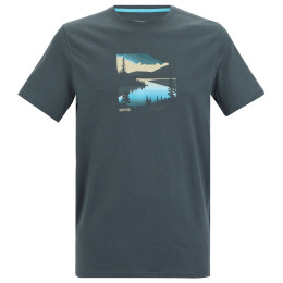Camiseta de hombre Regatta Breezed gris Dark Storm