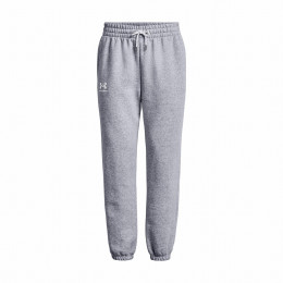 Pantalones de chándal para mujer Under Armour Essential Fleece Joggers gris claro ModGrayLightHeather/White