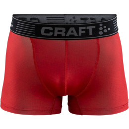Calzoncillos bóxer funcionales para hombre Craft Greatness 3" rojo/negro Canyon
