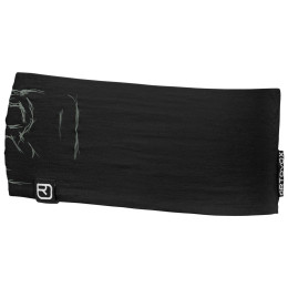 Banda para cabeza Ortovox 120 Tec Logo Headband negro black raven