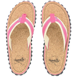Chanclas Gumbies Corker Natural Cork - Pink rosa