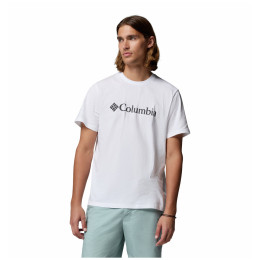 Camiseta de hombre Columbia CSC Basic Logo™ Tee blanco White, Gem Columbia