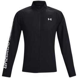 Chaqueta de primavera para hombre Under Armour STORM Run Jacket negro Black / White / Reflective