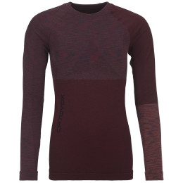 Camiseta de mujer Ortovox 230 Merino Competition LS W burdeos Darkwineblend