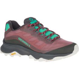 Zapatillas de carrera para mujer Merrell Moab Speed rojo burlwood