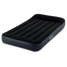 Colchón hinchable Intex Twin Dura-Beam Pillow Rest negro