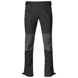 Pantalones de hombre Bergans Fjorda Trekking Hybrid Pants negro/gris Solid Charcoal/Solid Dark Grey