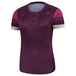 Maillot de ciclismo para mujer Protective P-Red Sun burdeos wine