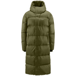 Abrigo de mujer Haglöfs Long Down II verde Olive Green