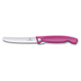 Cuchillo plegable Victorinox Swiss Classic - vlnkové ostří rosa Pink