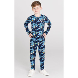 Ropa interior térmica para niños Dare 2b Partition B/L Set azul Darkdenimgeo