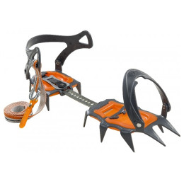 Crampones de escalada Climbing Technology Nuptse Evo classic 2022 negro/naranja