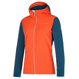 Chaqueta de mujer La Sportiva Descender Storm Jkt W rojo/azul Cherry Tomato/Storm Blue