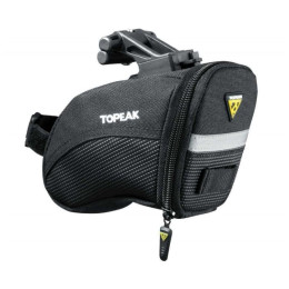 Alforja para sillín Topeak Aero Wedge Pack Large QuickClick negro