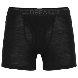 Calzoncillos bóxer para hombre Icebreaker 175 Everyday Boxers wFly negro Black