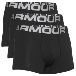 Calzoncillos de hombre Under Armour Charged Cotton 3in 3 Pack negro Black/Black/Black