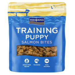 Golosinas para perros Fish4Dogs Training Salmon Bites Puppy 80g