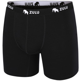 Calzoncillos bóxer para hombre Zulu Merino 160 6in negro black