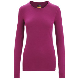 Camiseta funcional de mujer Icebreaker 200 Oasis LS Crewe burdeos Go Berry