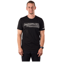 Camiseta de hombre Northfinder Amad negro čierna