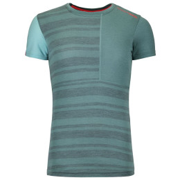 Camiseta funcional de mujer Ortovox W's 185 Rock'n'Wool Short Sleeve W gris arctic grey