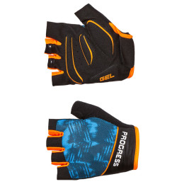 Guantes de ciclismo Progress R RIPPER MITTS 37CB negro/azul Black/Turquoise/Orange