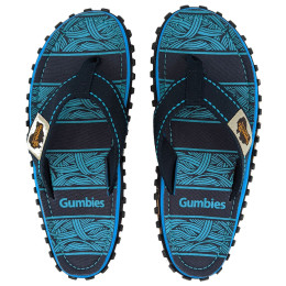 Chanclas Gumbies Islander Navy Waves azul