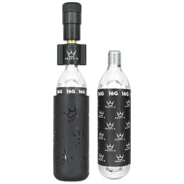 Hinchador Peaty´s Holeshot Co2 Pumpa + Bombičky 2 Ks - Road & Gravel negro black