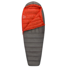 Saco de dormir de plumón Sea to Summit Flame FmII gris DarkGray/Paprika