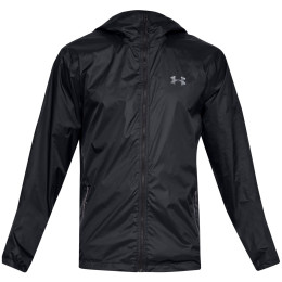 Chaqueta de hombre Under Armour Forefront Rain Jacket negro Black//Steel