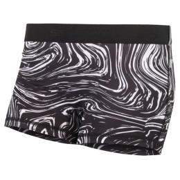 Pantalones de mujer Sensor Coolmax Impress negro/blanco Black/Sea