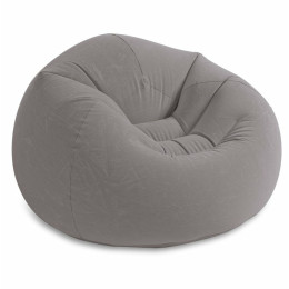 Sillón hinchable Intex Beanless Bag Chair gris grey